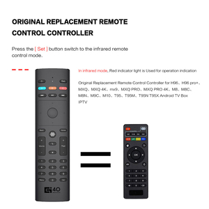 Buon prezzo di fabbrica di alta qualità Smart colorato LED G40S TV telecomando funzione di apprendimento 2.4Ghz voce senza fili aria Mouse - Product Image 6