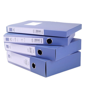 Archivo Boxa4 Caja de archivos Business Blue Plastic Engrosado Vertical Carpetas de gran capacidad Clasificación de oficina - Product Image 1