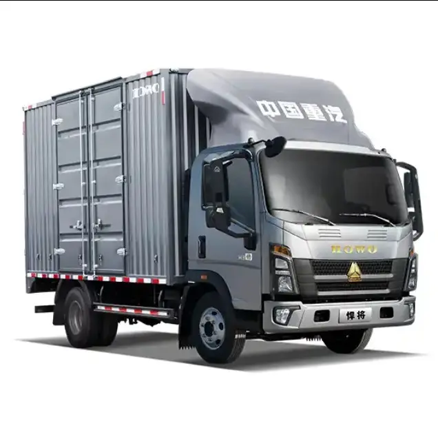 Sinotruk Howo 4x2 6 Wheeler 5 8 10 тонн легкий грузовой фургон
