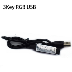 Контроллер для светодиодной ленты RGB с 3/17/24 клавишами, мини-пульт дистанционного управления 5 В, USB-интерфейс, контроллер для светодиодной ленты - Product Image 4