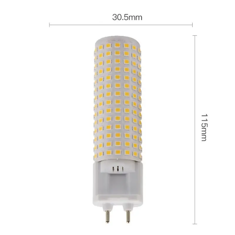 AC85V265V 18W sabit akım LED mısır rengi lamba G12 enerji tasarruflu lamba 360 derece ampul