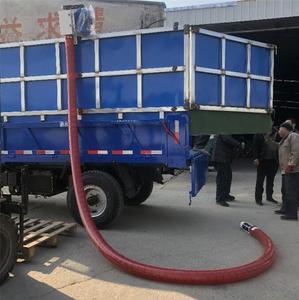 Elevador de granos portátil, transportador de tornillo flexible de maíz, máquina de succión/máquina de carga y descarga de contenedores de granos