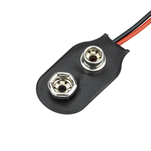 Soft Shell 9V Battery Snap Connector 15CM I-Type Battery Clip for <strong>Arduino</strong> <strong>Projects</strong> and Electronic Devices - Product Image 1