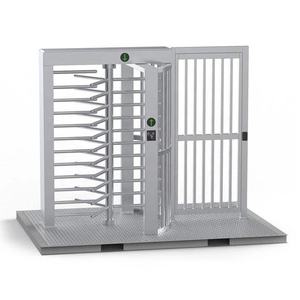 Stainless Steel /Double Passage Door Turnstile Full Height Mechanism <strong>Access</strong> <strong>Control</strong> System Turnstile Gate - Product Image 5