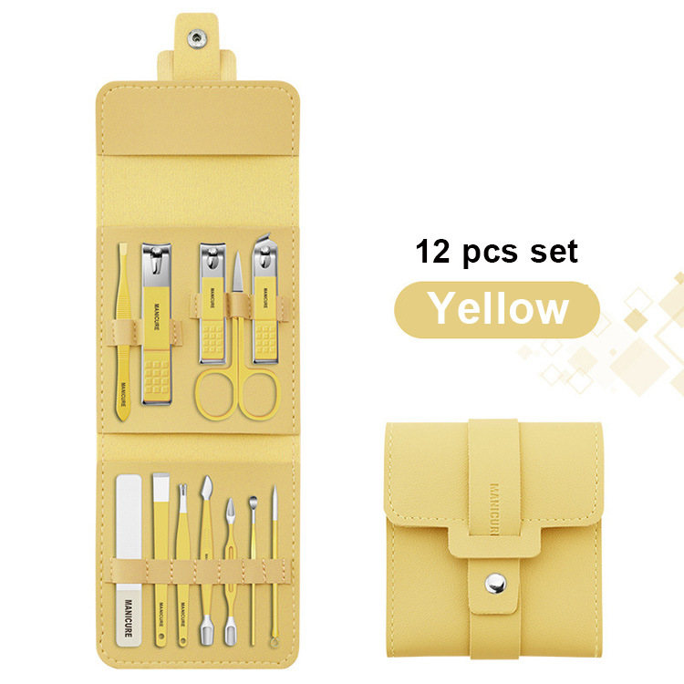 ชุด 12 ชิ้น--สีเหลือง