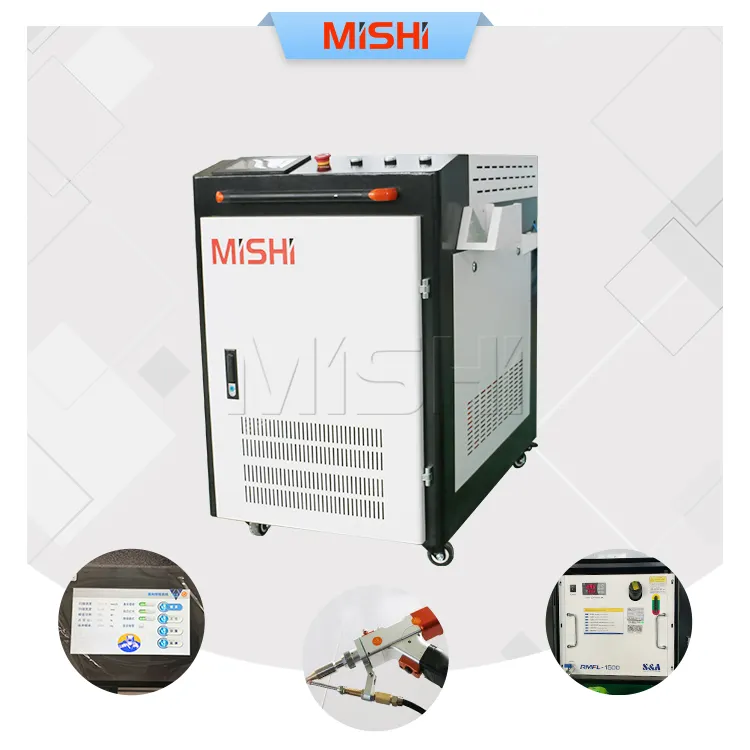 Mishi - Máquina de solda a laser portátil para metal e aço inoxidável, 3000w, portátil, portátil