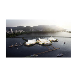 3D Architecture Rendering of Aerial View Public Space Architectrure - Product Image 4