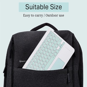 Portable Mini Wireless <strong>Keyboard</strong> and Touch Mouse Pad Small <strong>Computer</strong> Keypad with Touchscreen Trackpad for PC <strong>Use</strong>
