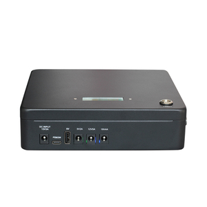 Fuente de alimentación de respaldo certificada CE 65W con Lifepo4 30000mAh 12V con cargador solar UPS para controlador de puertas Sistema de control de acceso - Product Image 1