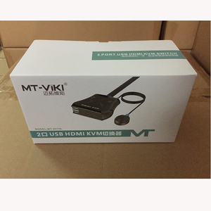 2ポートHDMIKVMスイッチ4K60Hzケーブル、MT-VIKI 2 in 1 outデスクトップKVMスイッチャーセレクターボックス - Product Image 6