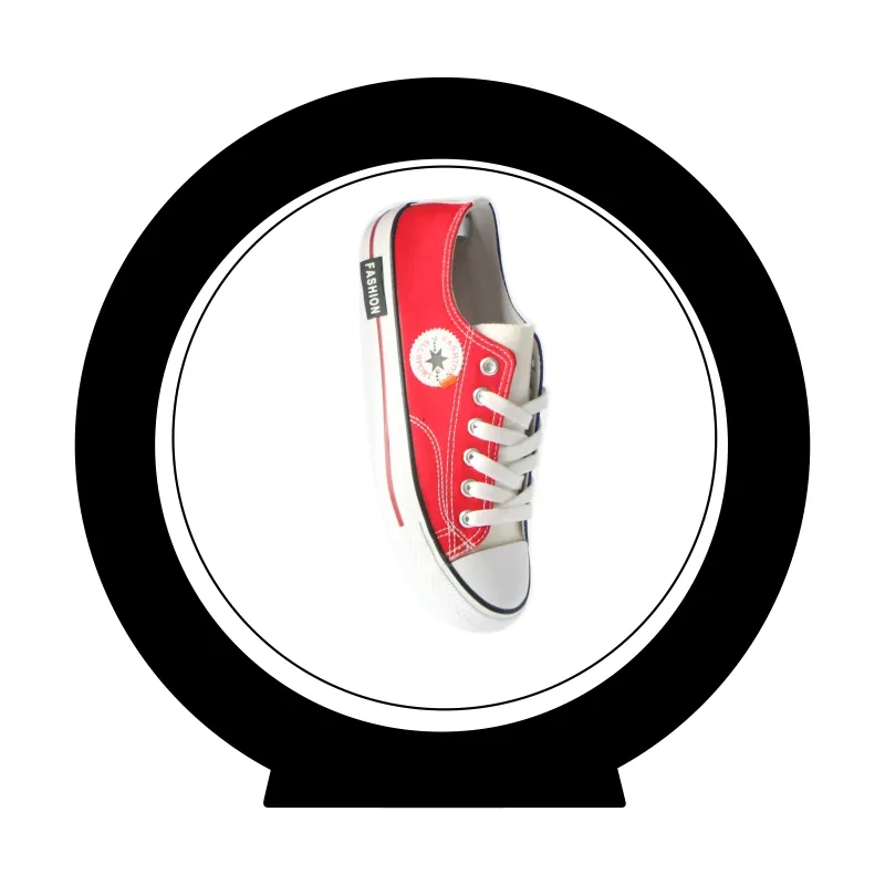 Suporte magnético para exibição de sapatos, suporte de acrílico com luz de led para coletores de tênis, exposição de anúncios