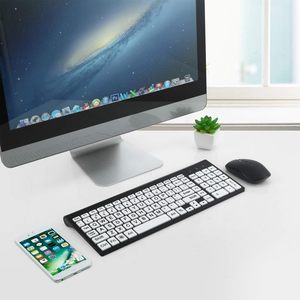 Grande tastiera stampata con tasti ad alto contrasto per disabilità visive o imparare a digitare perfetto per gli anziani ipovedenti - Product Image 1