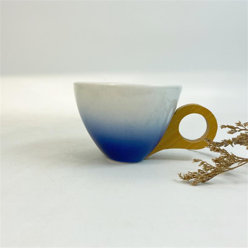 Taza individual azul