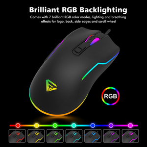 สินค้าใหม่ราคาถูก7สีออปติคอลสาย Usb เมาส์เล่นเกมสำหรับอุปกรณ์คอมพิวเตอร์ - Product Image 2