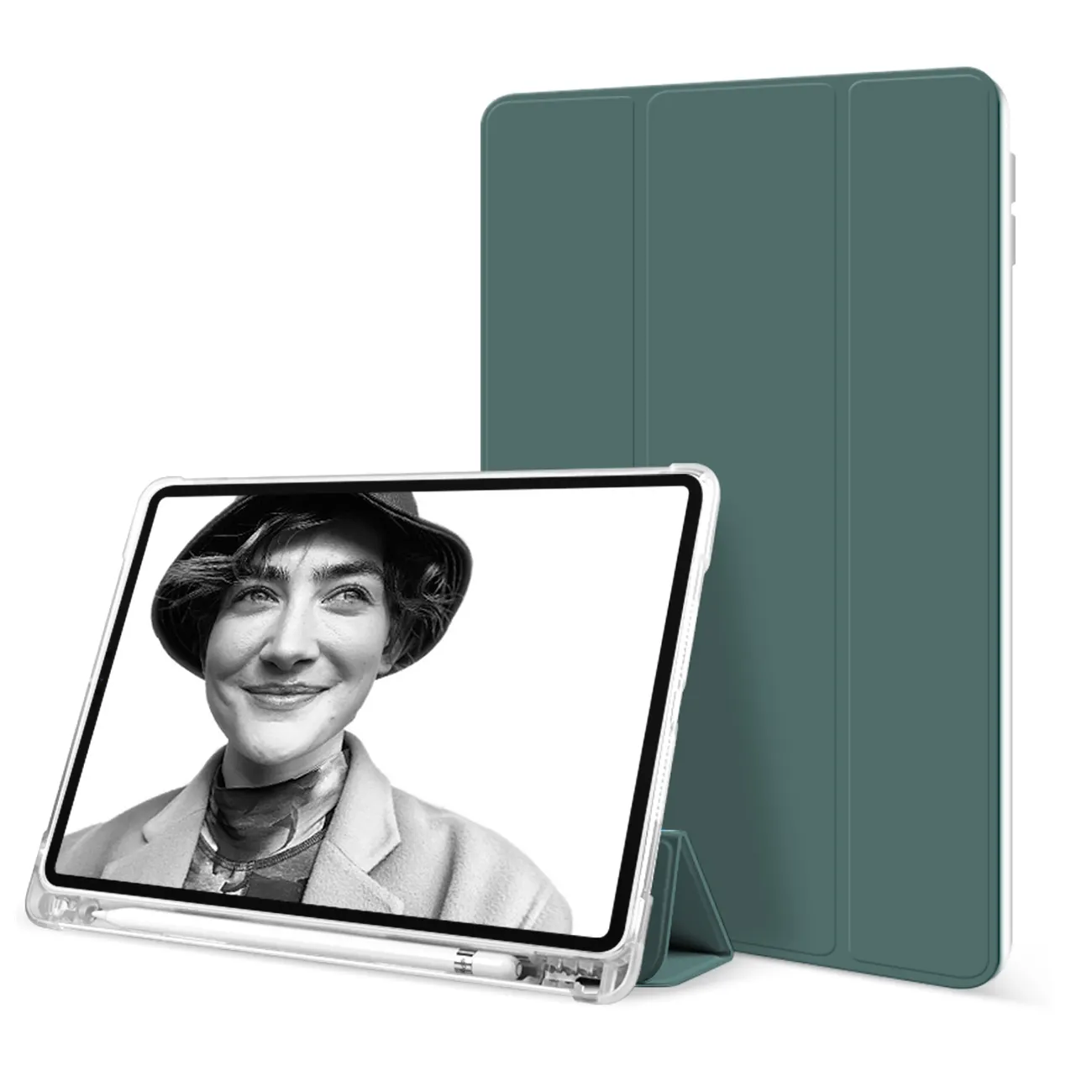 אישית עיצוב tri-לקפל סטנד Tablet Case עבור iPad אוויר 3 10.5 2019 מקרה ipad 8th דור מקרה עם עט בעל