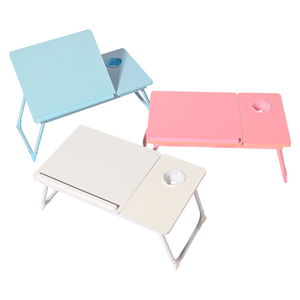 Mesa plegable para ordenador, escritorio de estudio, ordenador de oficina plegable, escritorio de ordenador plegable, mesa plegable portátil para ordenador portátil, mesa de cama - Product Image 4
