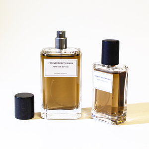 New Arrival High Quality Flat Square Refillable <strong>Perfume</strong> Glass Bottles 25ml 50ml 100ml Manufactured <strong>Perfume</strong> - Product Image 2