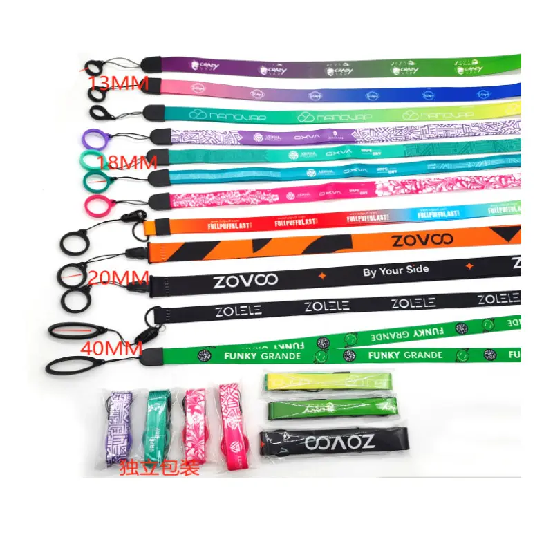 Custom Lanyard Silicone Finger Ring Custom Pen Holder Lanyard With Silicone Rubber Ring Lanyards With Silicone Ring