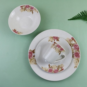 Stokta ortak seramik porselen 16 adet kumtaşın 4 kişi Set ucuz fiyat yemeği seti toptan Tangshan fabrika hızlı teslimat - Product Image 3