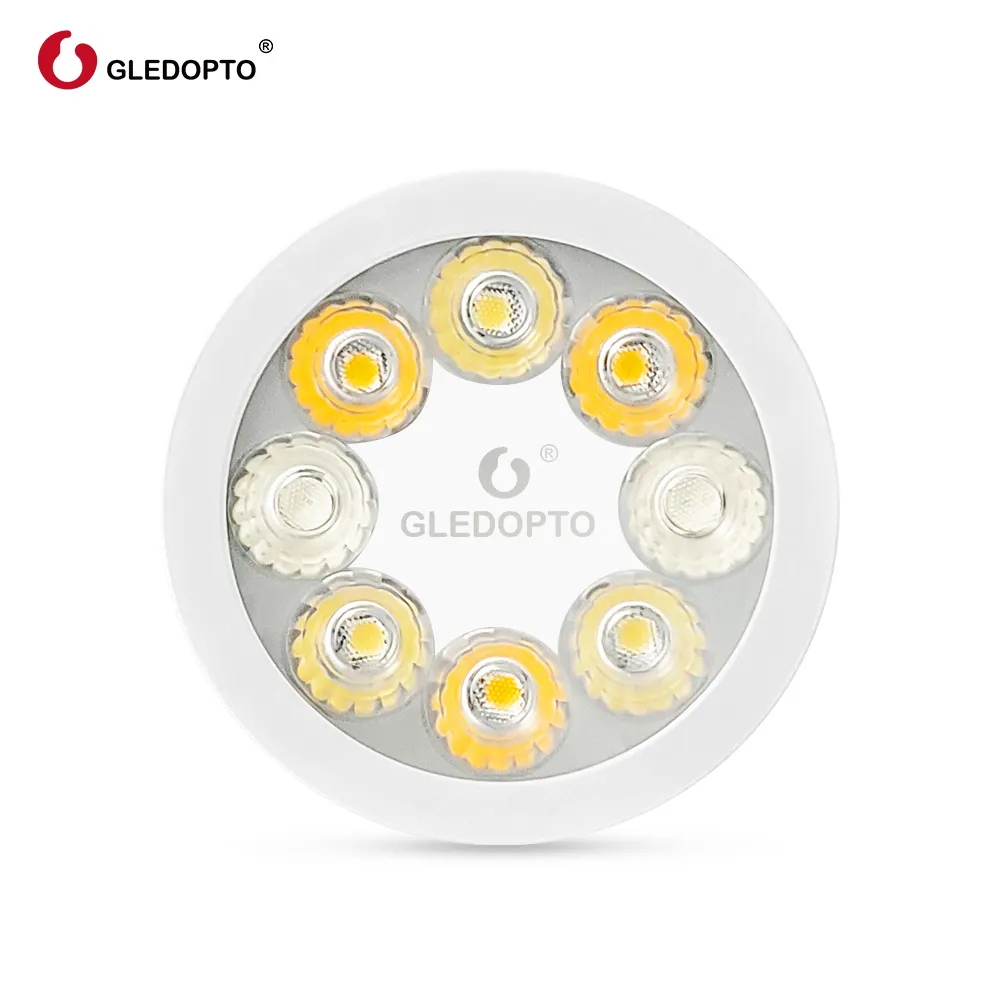 Gledopto PRO ZigBee Alexa Sprach steuerung RGBCW/RGBCCT Smart Spot Glühbirne 4W GU10/MR16 LED-Scheinwerfer