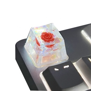 Personality Dispensing Glue Keycap Creativity Esc Camellia Keycaps for Mechanical Keyboard Cherry Cross Axis <strong>Keys</strong> - Product Image 2