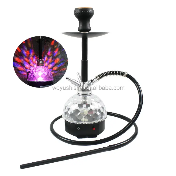 LED wiederauf ladbare blaue Shisha Zahn lautsprecher Bar Shisha Pot Music Bar Shisha