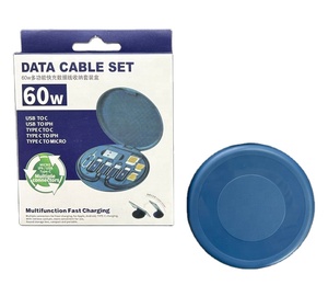 6合1多端口多功能Usb C充电和数据线套件60w快速充电电话适配器充电电缆套件，适用于电话15 - Product Image 1