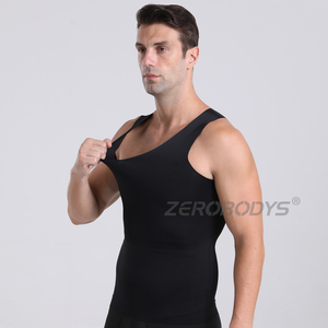 Zerobodys W101 fajas cảm giác làm mát của nam giới nén hình <span class=keywords><strong>Tank</strong></span> Top - Product Image 5