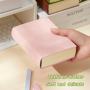 Cuaderno de PU B6 con 320 hojas, tapa suave, Bloc de notas impreso en línea Horizontal, logotipo personalizado para empresa, suministros de aprendizaje - Product Image 3