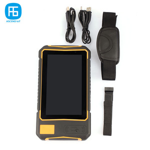 Dual Band LF/<strong>HF</strong>/UHF RFID <strong>Reader</strong> Android Tablet NFC Card <strong>Reader</strong>/Writer with 7 Inches Touch Screen Wireless Microchip Scanner