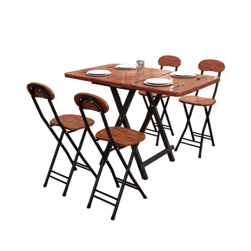 Preço barato conjunto de mesa de jantar e cadeiras mesa de jantar quadrada conjunto de mesas de jantar de 4 lugares