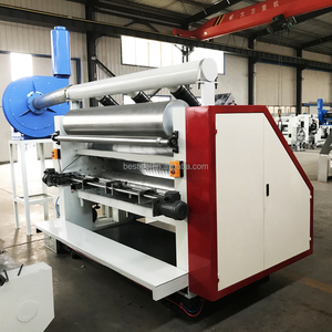 2 ชั้น A B C D E ขลุ่ยเครื่องทํากระดาษลูกฟูก Corrugator สายการผลิต Facer เดี่ยวโรงสีเครื่องตัดแผ่นขาตั้งม้วน - Product Image 6