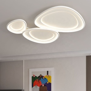 Hiện đại siêu mỏng dẫn ánh sáng trần trong nhà bề mặt gắn phẳng đèn nhà bếp ETL chứng nhận thiết kế công nghiệp sắt cơ sở - Product Image 1