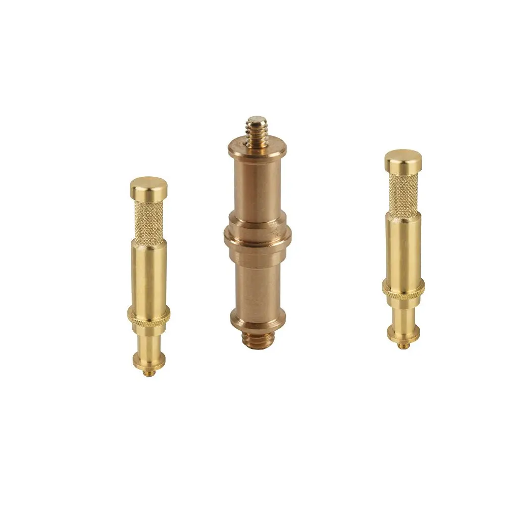 Tùy Chỉnh Brass CNC Biến Các Bộ Phận Ngắn Đôi Nam Vòng Spigot Brass CNC Biến Máy Tiện Máy Ảnh Ánh Sáng Đứng Phần