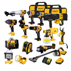 EKIIV新しい21v6.0A 5.0A4.0Aコンボ電動工具キットセット20v18v電動工具コンボキットコードレス特殊ワイヤレスツールコンボセット - Product Image 5