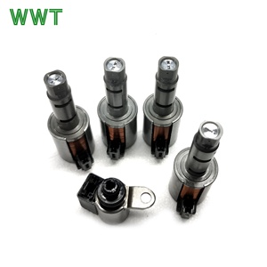 WWT JF015E/RE0F11A basınç ile Reman Solenoid seti * 4 & TCC * 1 CVT iletim sistemi parçası şanzıman parçası komple Solennoid seti - Product Image 5