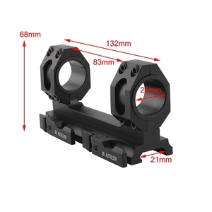 QD Auto Lock Quick Release Scope <strong>Mount</strong> 30mm/1 Inch Scope Dual Optics Ring Base - Product Image 6