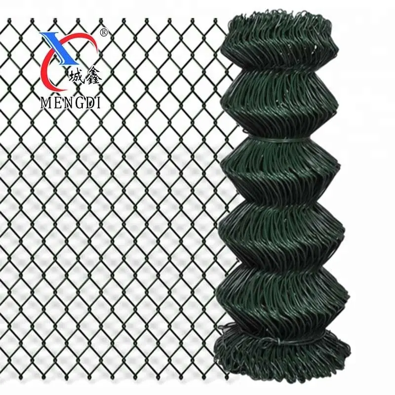 Recinto del collegamento a catena della rete del calcio del recinto del metallo della rete metallica del diamante rivestito del PVC di prezzo basso