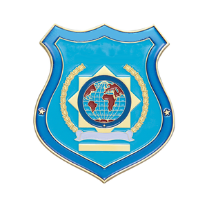 An Ninh Quốc Tế Mũ Phù Hiệu De Scurit Aramco Huy Hiệu Căng Thẳng Scurite Bí Mật Dịch Vụ Lửa Máy Bay Chiến Đấu Tuyên Úy Huy Hiệu Với Trường Hợp - Product Image 2