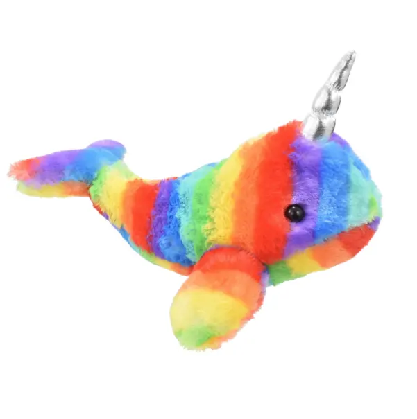 25-35cm narwhal baleia binário, estrela, brinquedo de pelúcia, animal do mar, recheado