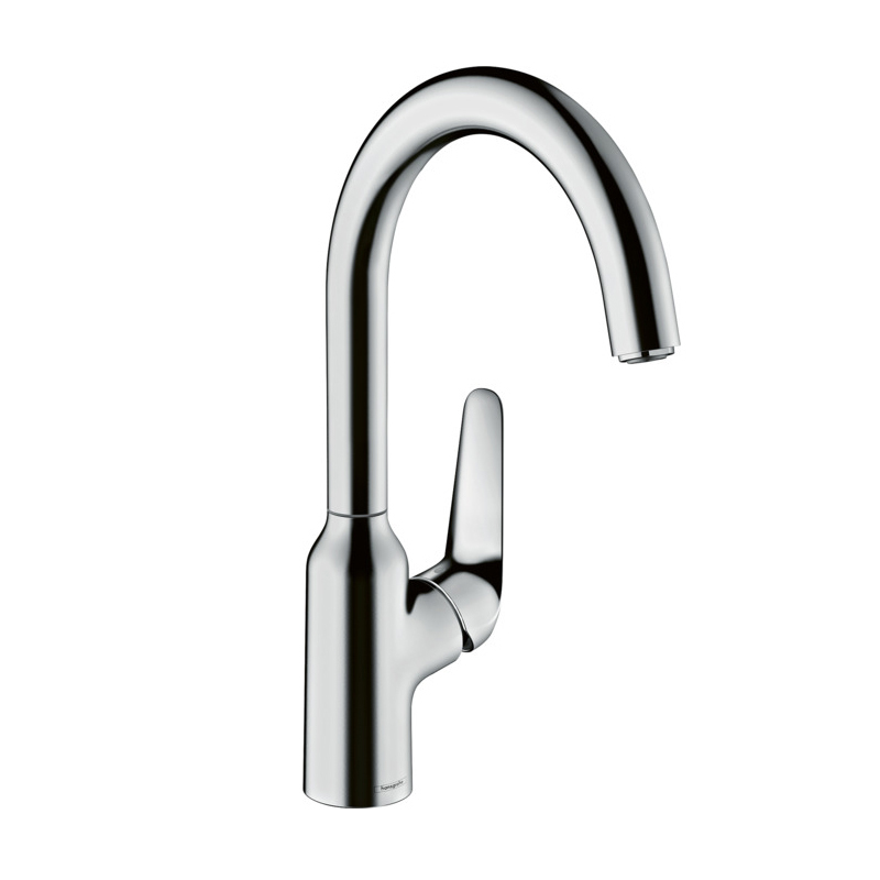Rotary kitchen faucet-