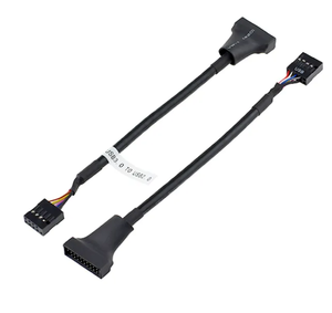 <strong>USB</strong> <strong>3</strong>.<strong>0</strong> 19pin/20pin Male to <strong>USB</strong> <strong>2</strong>.<strong>0</strong> 9pin Female Adapter Cable with PVC Jacket for Computer Motherboard <strong>Header</strong> - Product Image 4