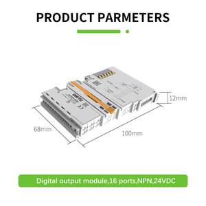Señal de salida digital PLC del módulo NPN IO El sistema de bus distribuido IP20 admite 16 módulos - Product Image 3