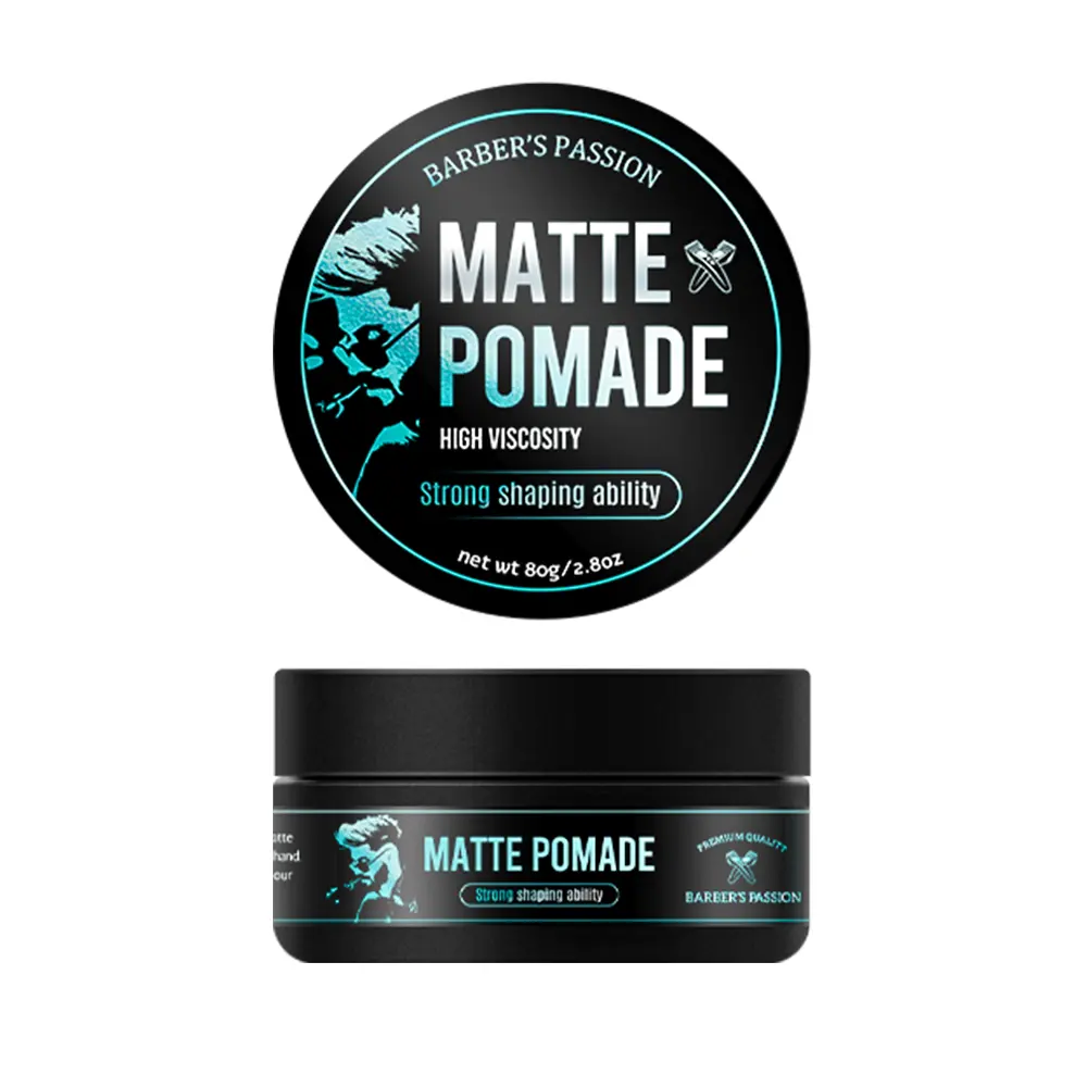 Texture Man Strong Hold Classic Matte Pomade Absorbe rápidamente Hair Style Clay Wax