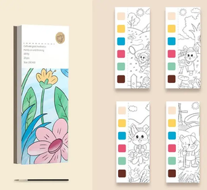 Promotional Customizable Water <strong>Color</strong> Painting <strong>Book</strong> with Different Patterns for Children and School - Product Image 6