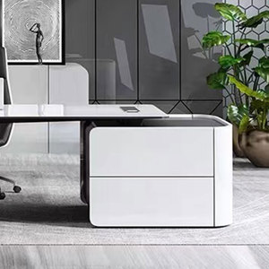 <strong>Customize</strong> Size Modern Executive Luxury Office <strong>Desk</strong> Director Home Work Table Manager <strong>Computer</strong> Table With Drawer - Product Image 5