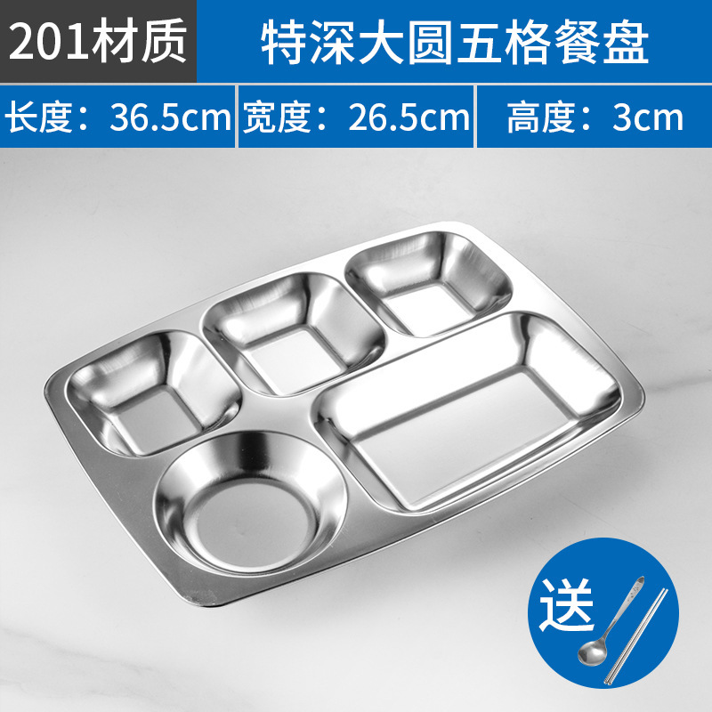 New round five-compartment design (201)