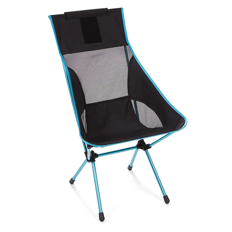 Chaise de camping en aluminium légère et portable Chaises de camp pliantes pour la randonnée en plein air Mise à niveau avec appui-tête