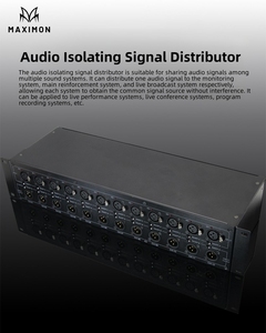 MAXIMON 24 in 12 Out <strong>Audio</strong> SmartBackup Switcher 24 <strong>Input</strong> 12 <strong>Output</strong> <strong>Audio</strong> Matrix - Product Image 2