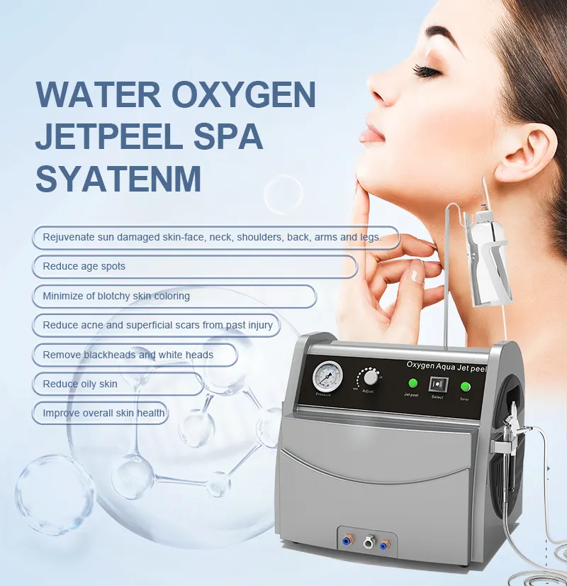 2023 attrezzature per saloni di bellezza jet peeling pistola a spruzzo dispositivo moistuzering Peel Jet oxygen machine